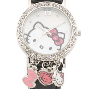 Sanrio Hello Kitty Black and Pink Watch